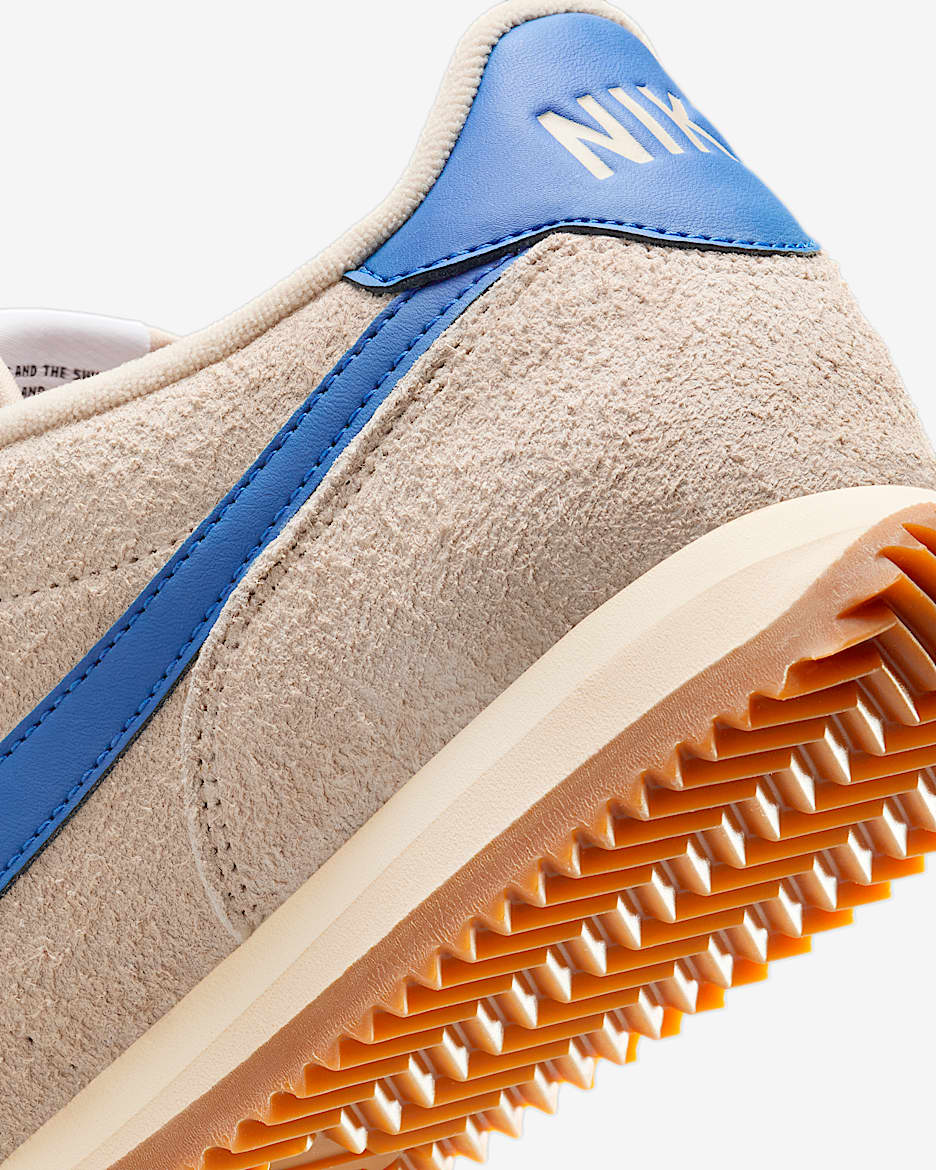 Nike cortez suede sand best sale